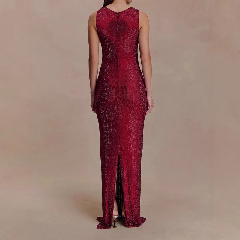 Damen Glitzerndes Abendkleid Drune