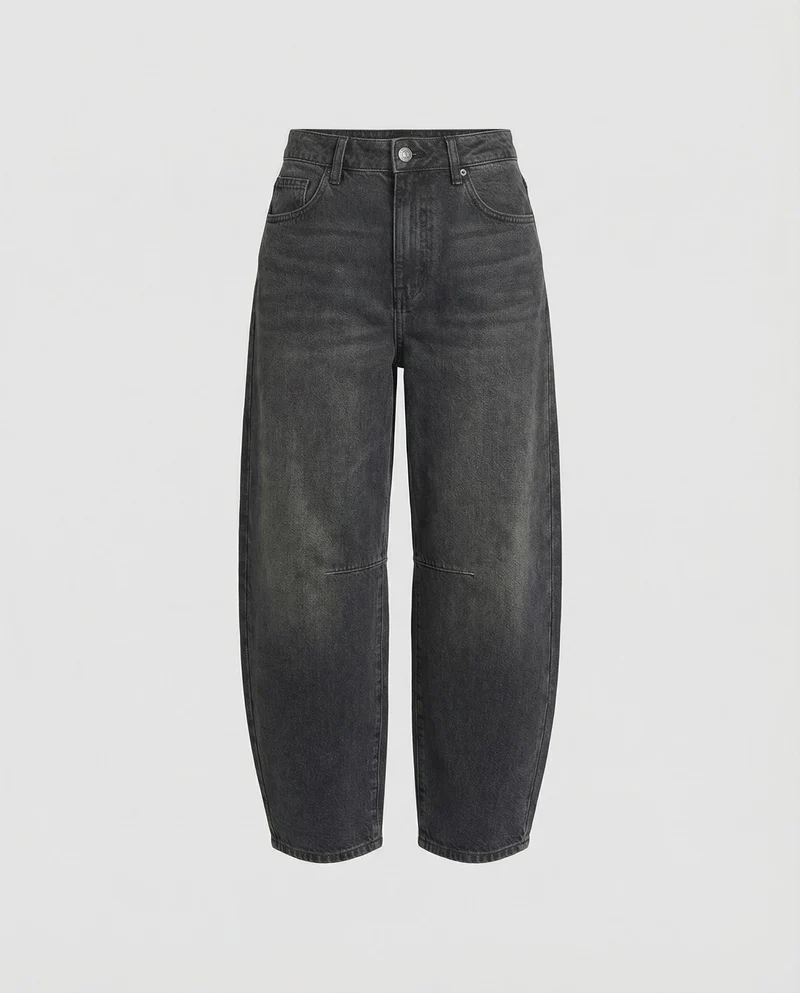 Drune | Mid Rise Barrel Jeans für Damen