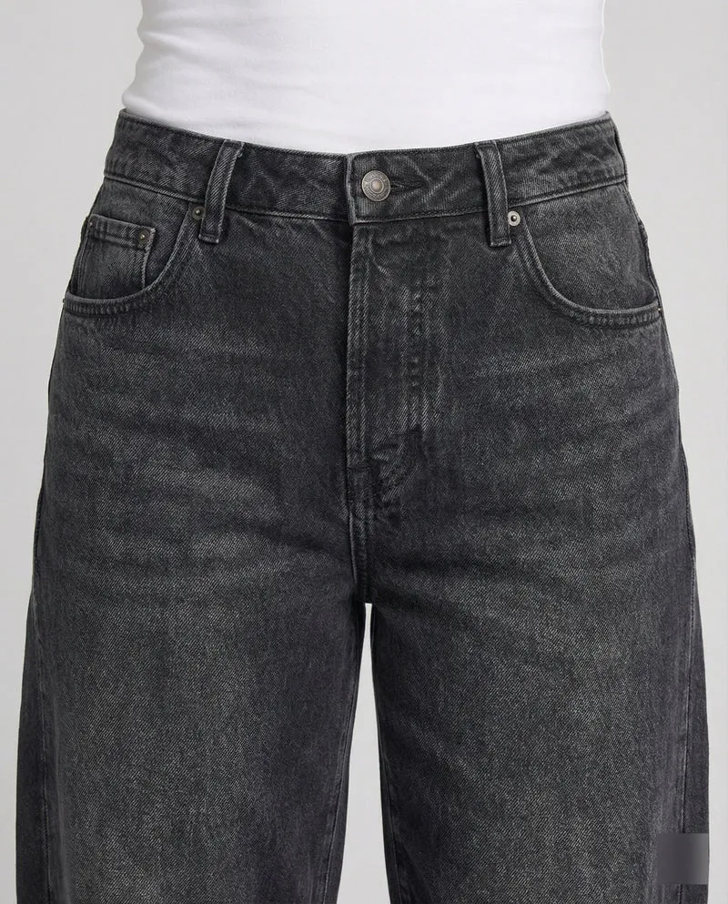 Drune | Mid Rise Barrel Jeans für Damen