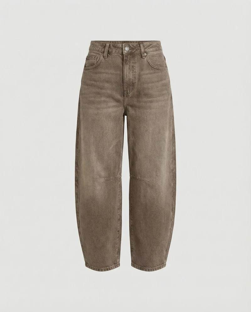 Drune | Mid Rise Barrel Jeans für Damen