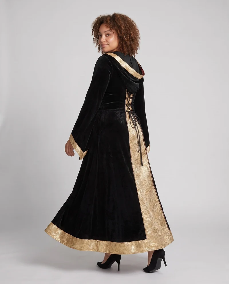 Damen Elegantes Roben-Kleid im mittelalterlichen Stil Drune