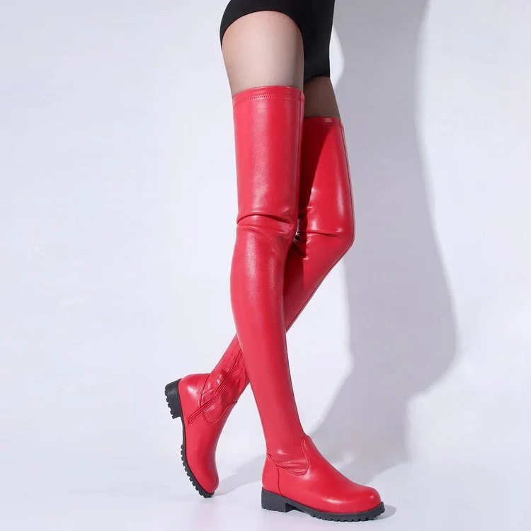 Damen Overknee Stiefel mit robustem Profil und elegantem Design Drune