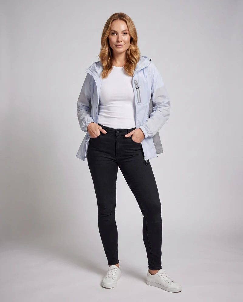 Damen Funktionsjacke mit winddichtem Design und praktischen Taschen Drune