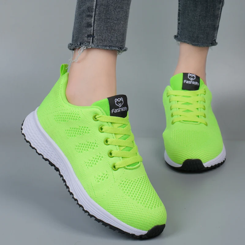 Bequeme Atmungsaktive Damen Alltag Leichte Lauf Sneaker Drune
