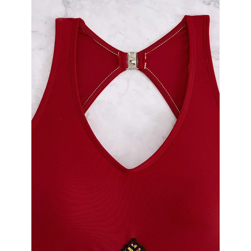 Damen Badeanzug mit Cut-Out Design und modischen Akzenten Drune
