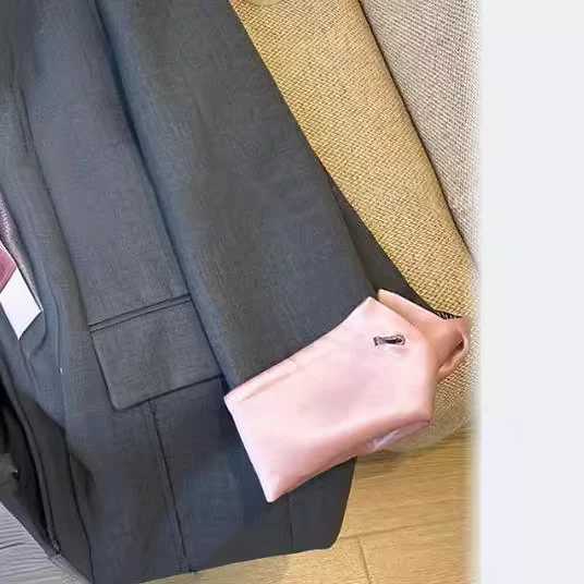 Damen Oversize-Blazer mit Relaxed-Silhouette, zwei Knöpfen & Satin-Innenverarbeitung Drune