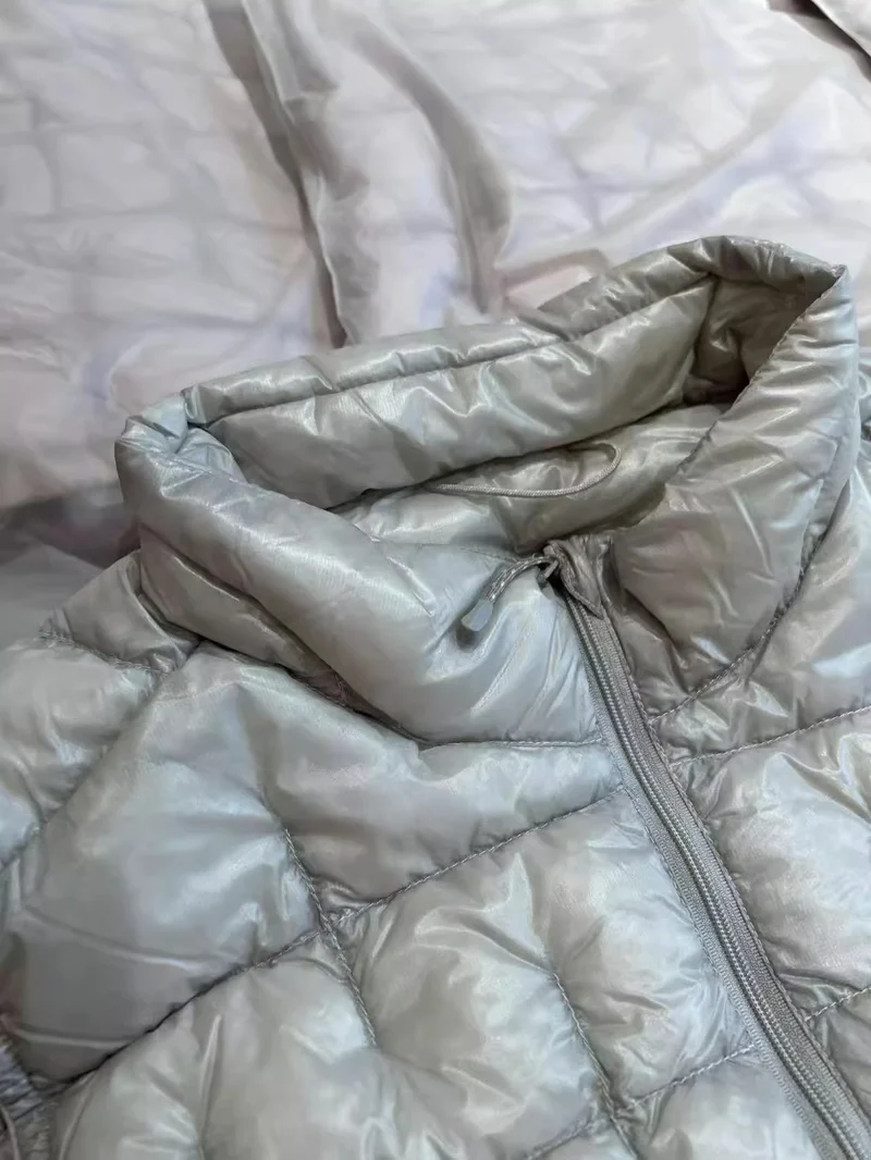Damen leichte gesteppte Steppjacke mit hohem Stehkragen und Reißverschluss Drune
