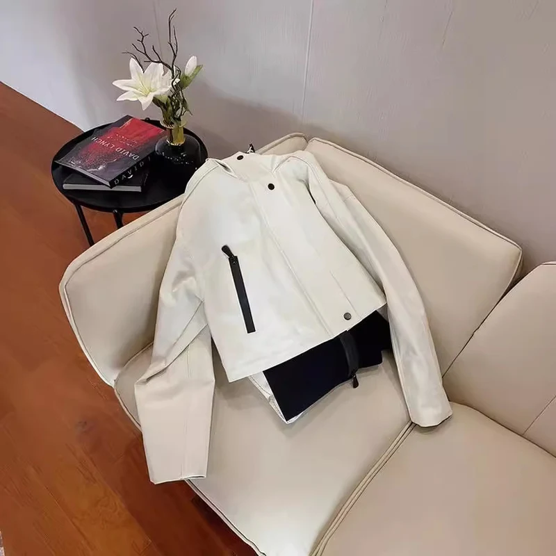 Damen Kurzjacke mit Kapuze, Mesh-Futter & verdecktem Reißverschluss Drune