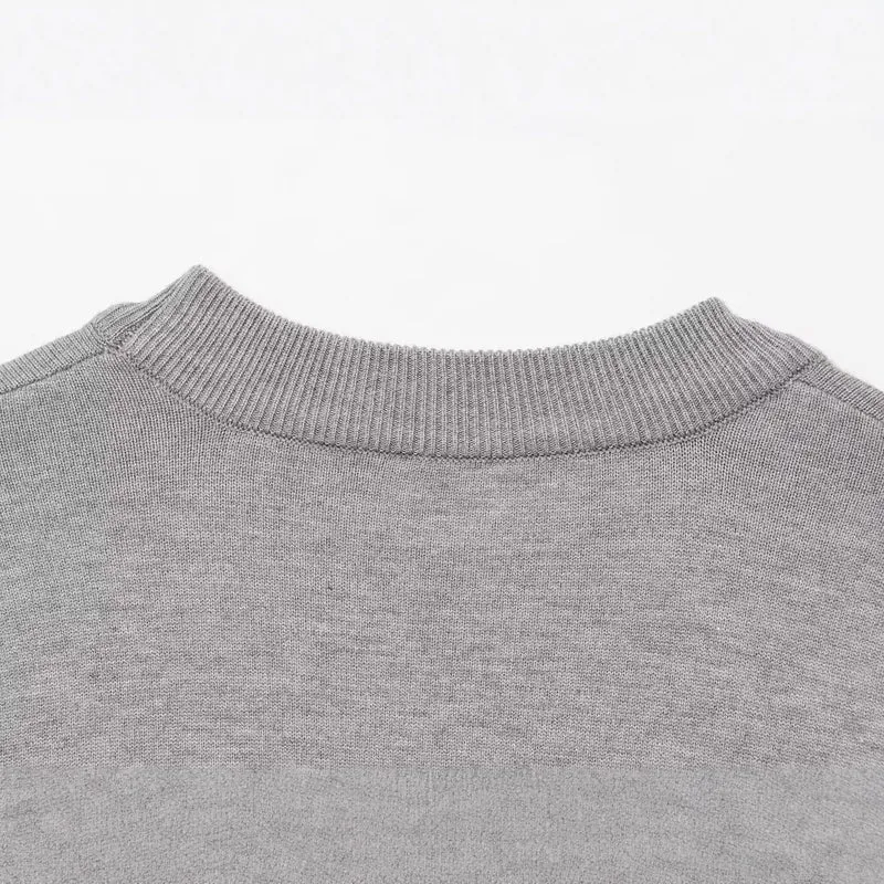 Damen Oversize Pullover mit weitem Rundhalsausschnitt und Rippbündchen Drune