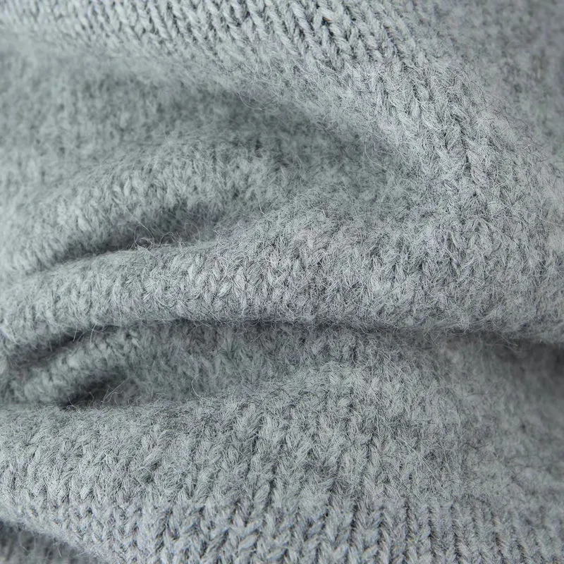 Damen Oversize Mohair‑Optik Pullover mit Rundhalsausschnitt und Raglanärmeln Drune