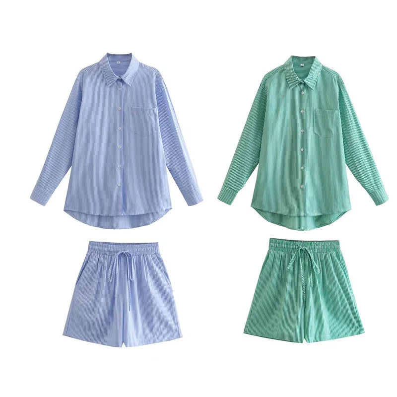 Damen Oversize-Hemdblusenkleid aus leichtem Baumwollmix mit verlängertem Rückensaum und offener Knopfleiste Drune