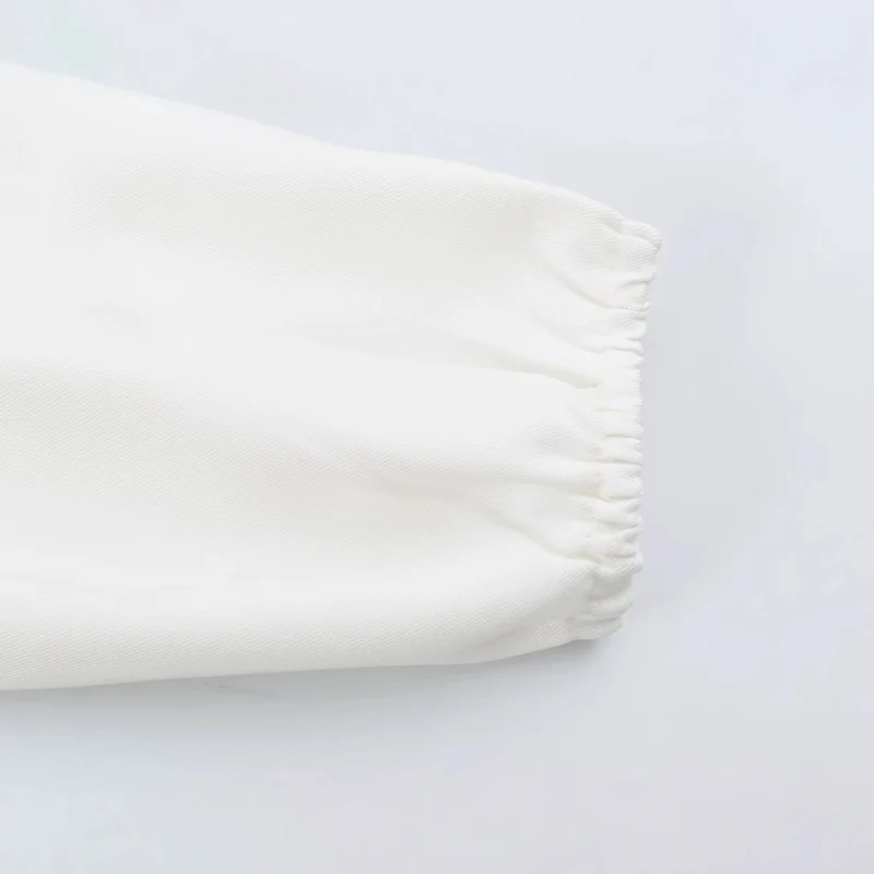 Damen Oversize-Blousonjacke mit Funnelkragen, verdeckten Druckknöpfen und Ärmelpatten Drune