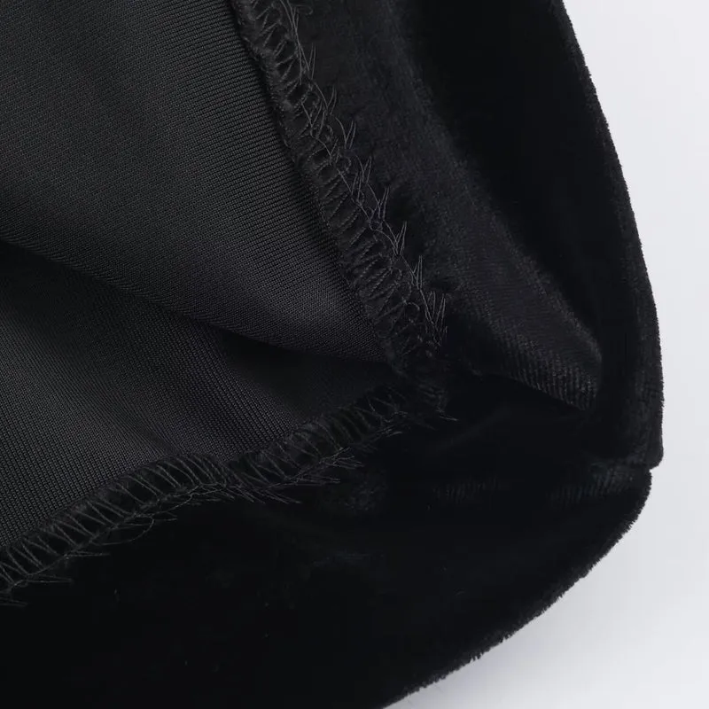 Damen Minikleid mit Rollkragen, langem Arm und seitlicher Drapé-Schleife Drune