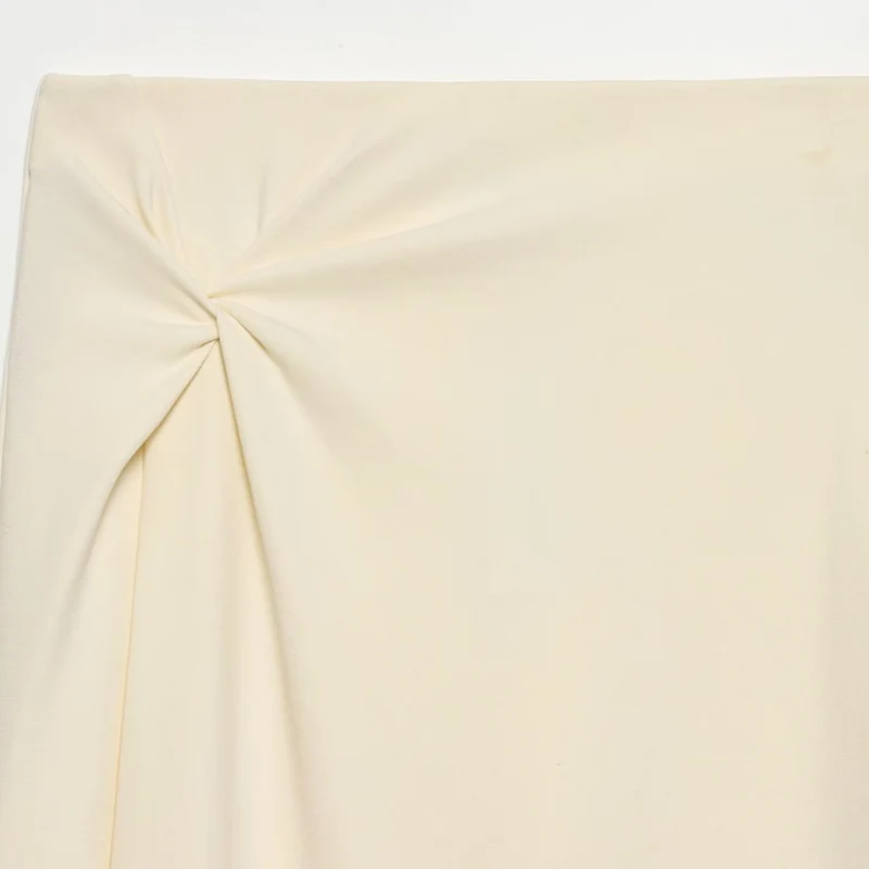 Damen Midirock mit Knotendetail und A-Linien-Schnitt Drune
