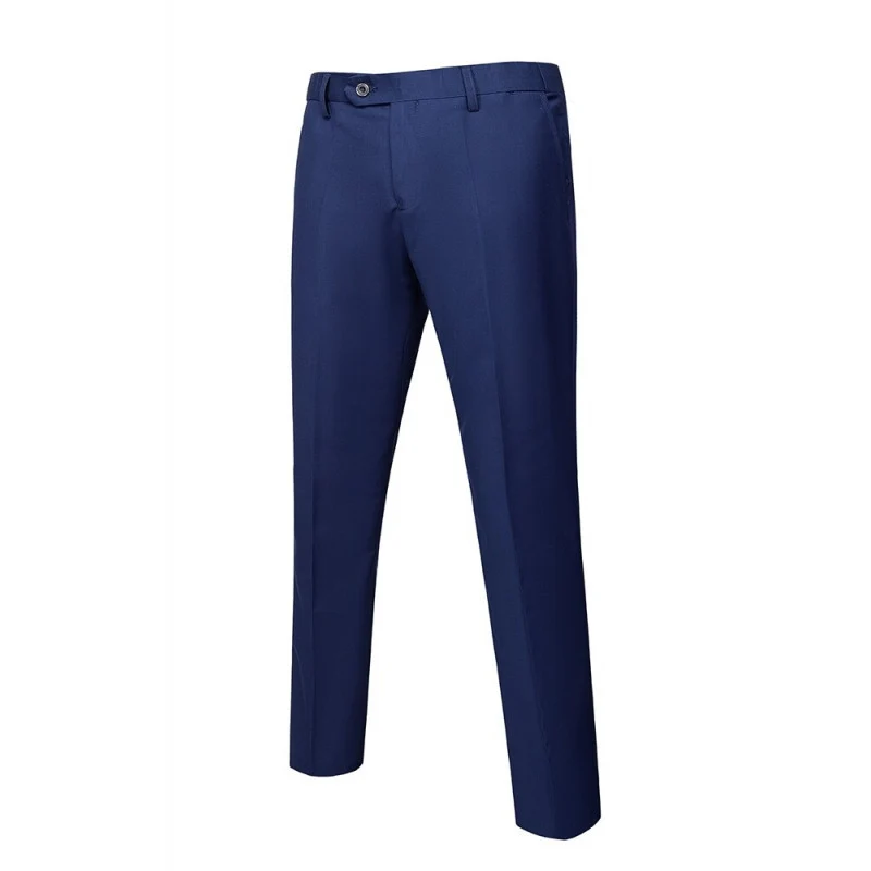Herren Eleganter taillierter dreiteiliger Anzug mit Weste und leichtem Stretch Drune