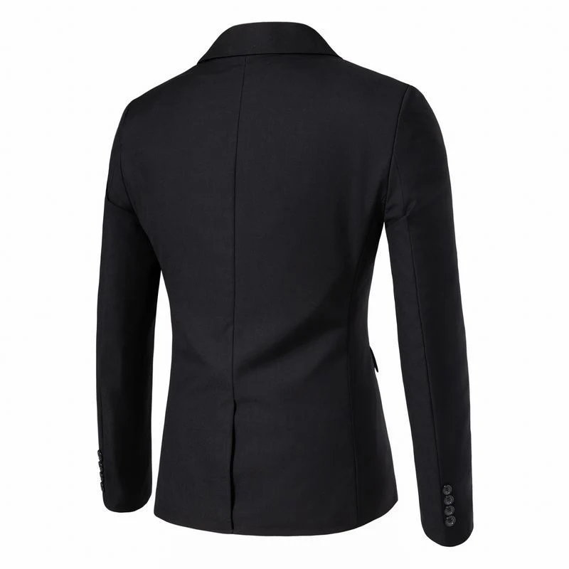 Herren Dreiteiliges tailliertes Anzugset mit Slim‑Sakko, Weste und schmaler Flachbundhose Drune