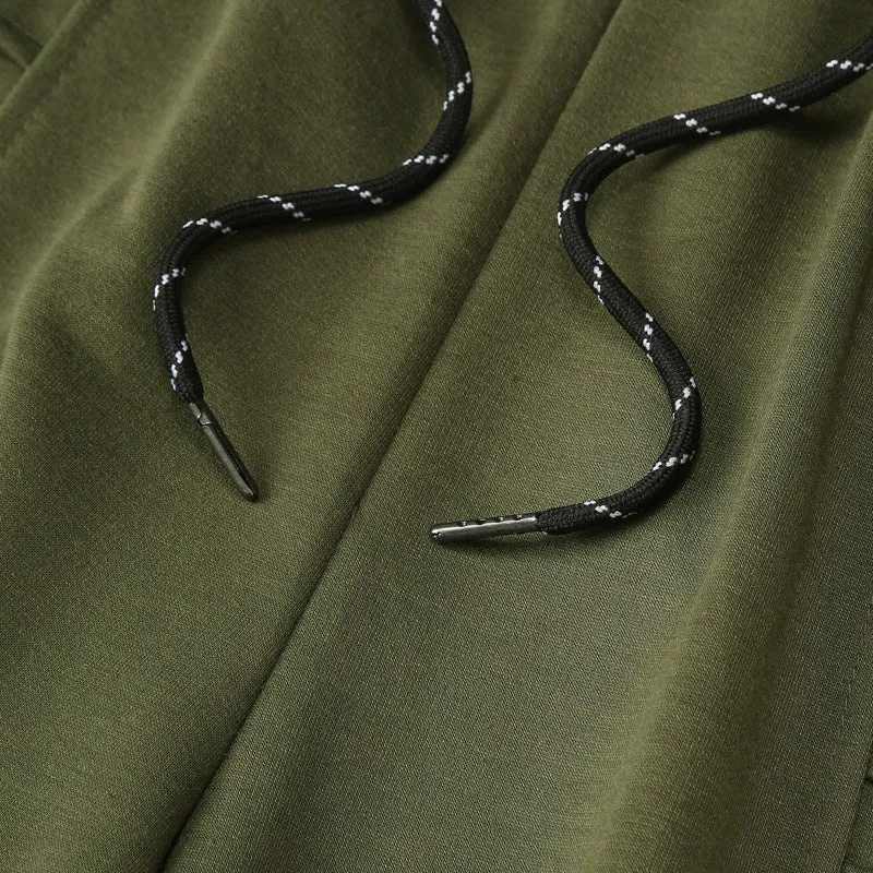 Herren Biker-Jogginghose mit gerippten Paneelen, schmaler Passform und elastischem Bund Drune