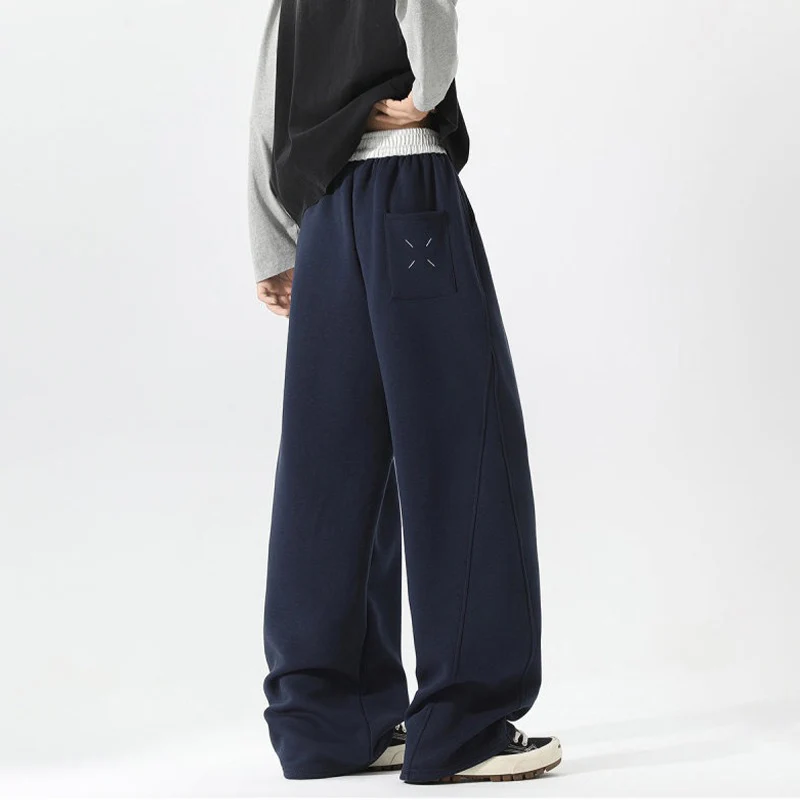 Damen Weite Loungehose mit elastischem Bund, Tunnelzug und fließender Oversize-Silhouette Drune