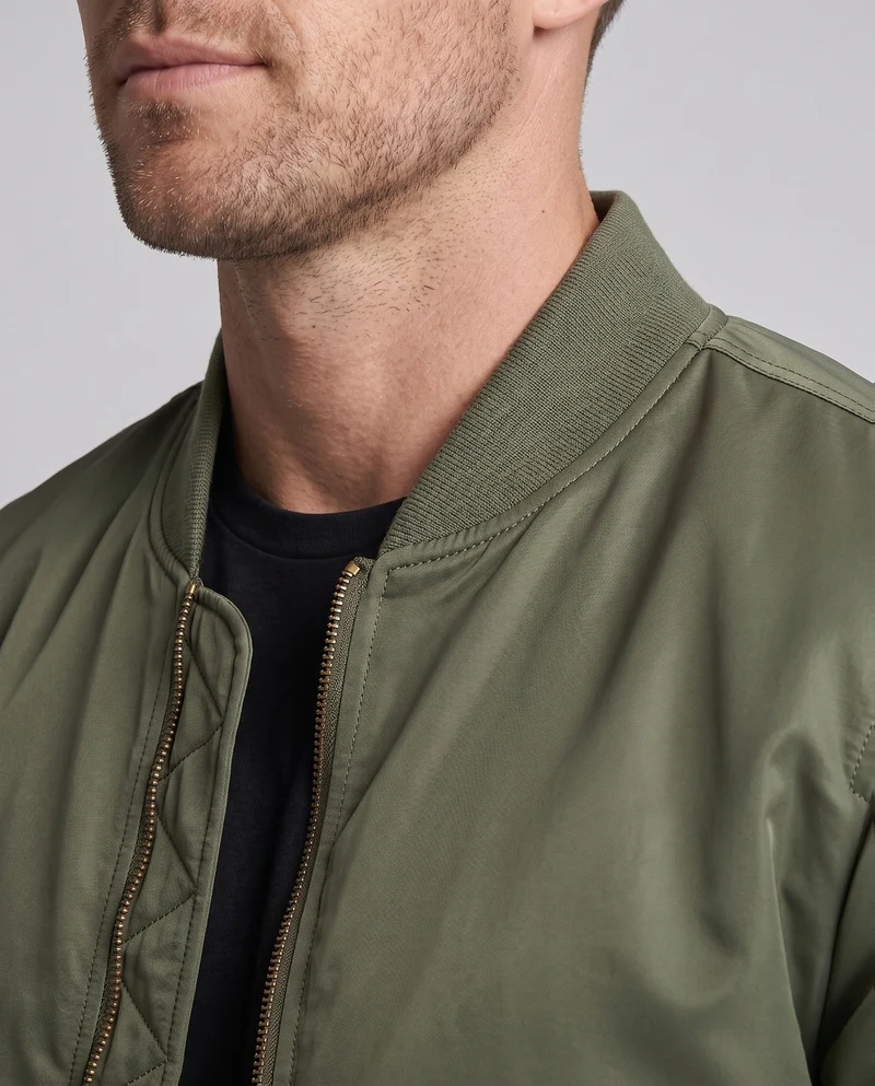 Männer gesteppte Bomberjacke im Aviator-Look Drune