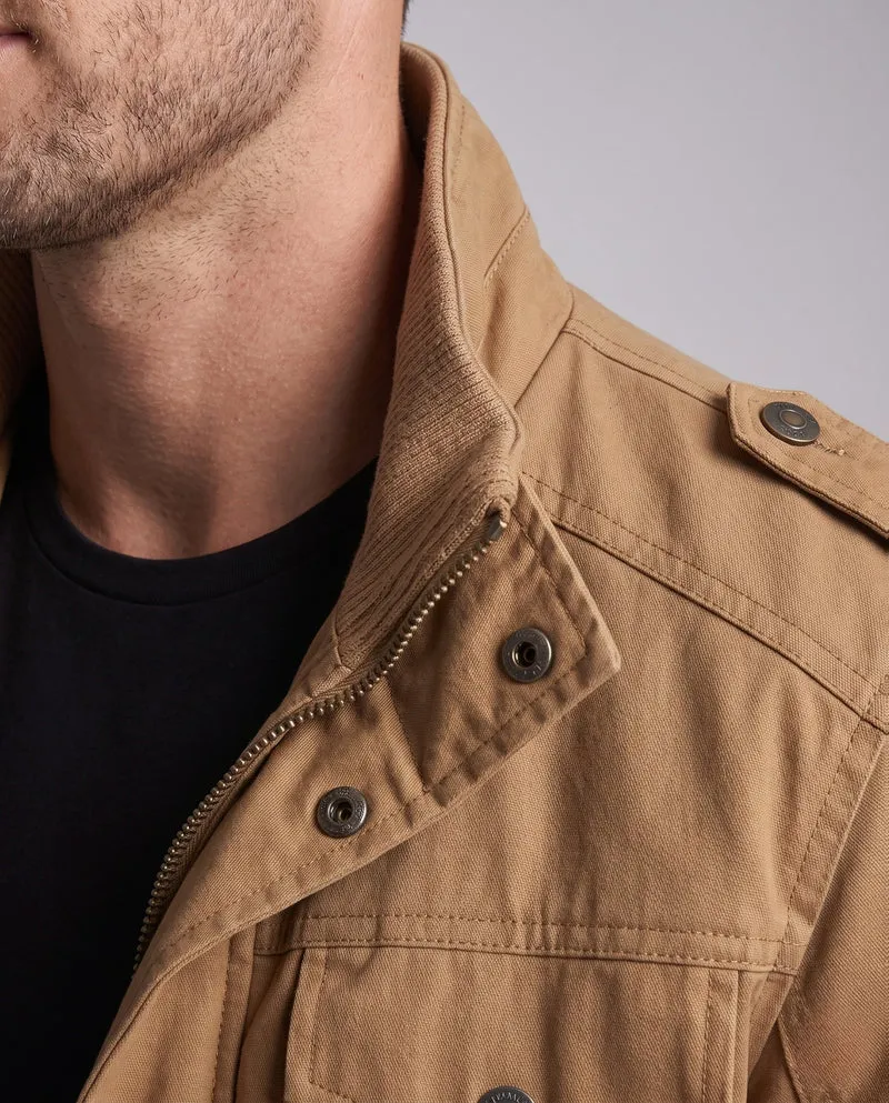 Herren gepolsterte Canvas Flugjacke Drune