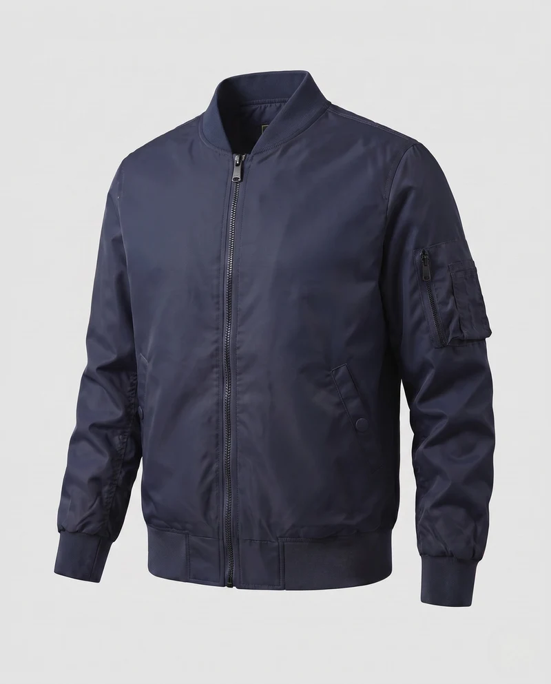 Herren gepolsterte Bomberjacke im Aviator-Stil mit Sleeve Utility Pocket und gepolstertem Thermofutter Drune
