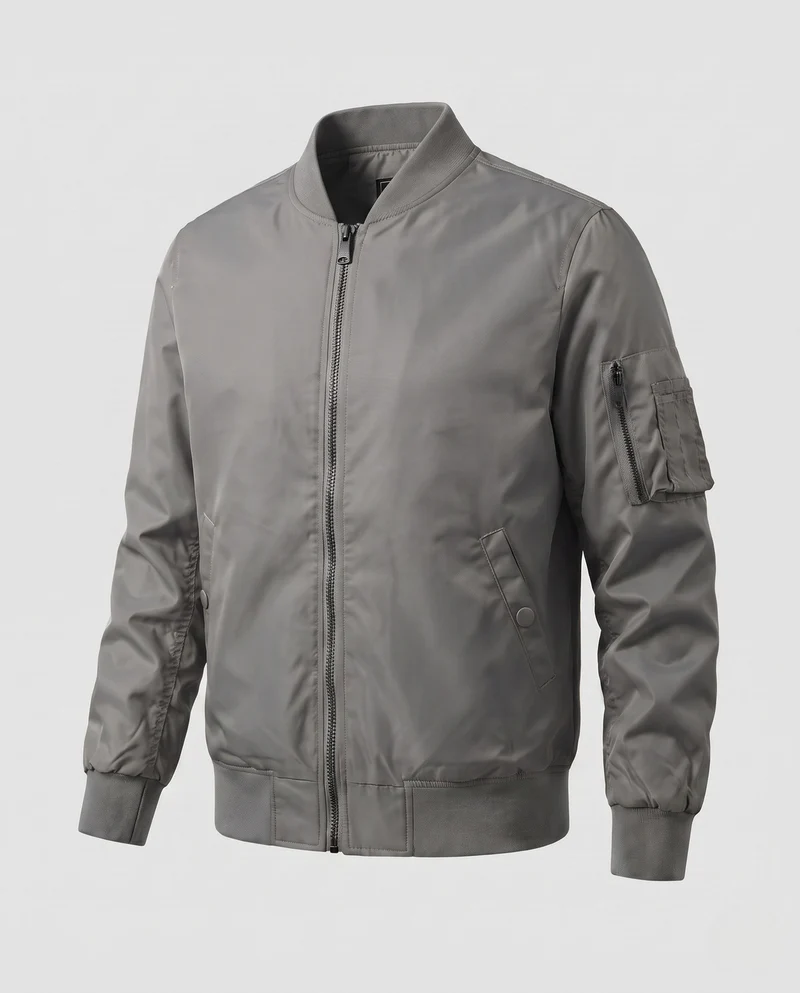 Herren gepolsterte Bomberjacke im Aviator-Stil mit Sleeve Utility Pocket und gepolstertem Thermofutter Drune