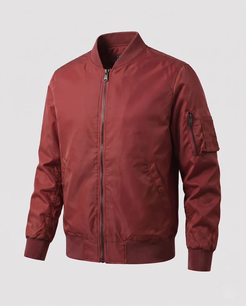 Herren gepolsterte Bomberjacke im Aviator-Stil mit Sleeve Utility Pocket und gepolstertem Thermofutter Drune