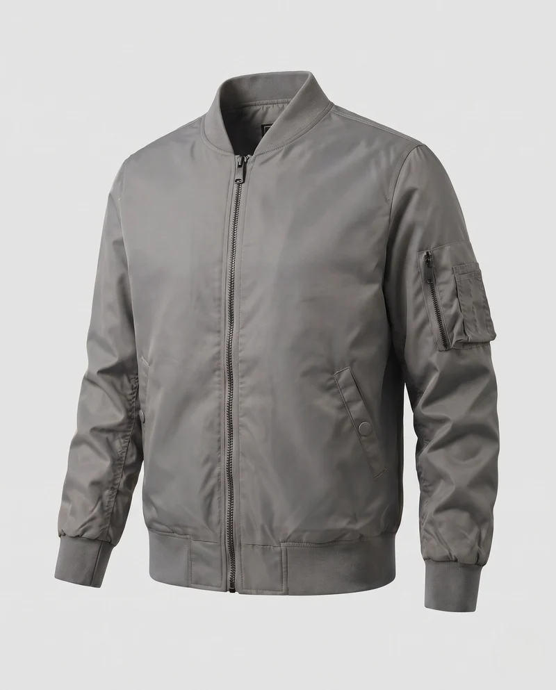 Herren gepolsterte Bomberjacke im Aviator-Stil mit Sleeve Utility Pocket und gepolstertem Thermofutter Drune