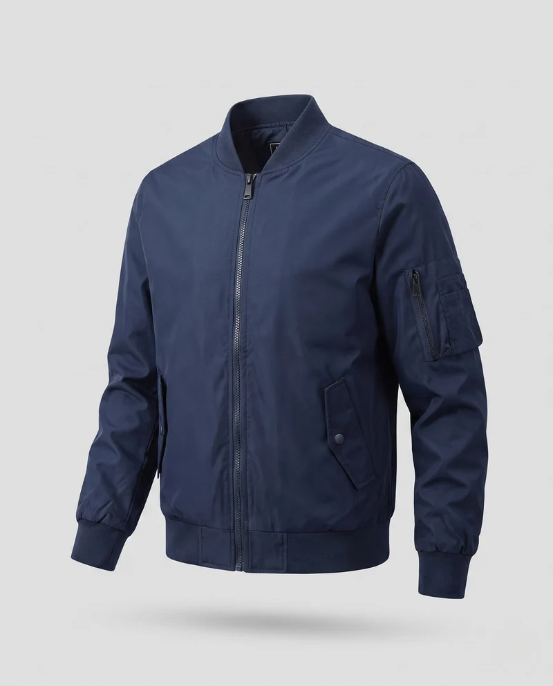 Herren gepolsterte Bomberjacke mit Utility-Armpocket und wärmender thermischer Isolierung Drune