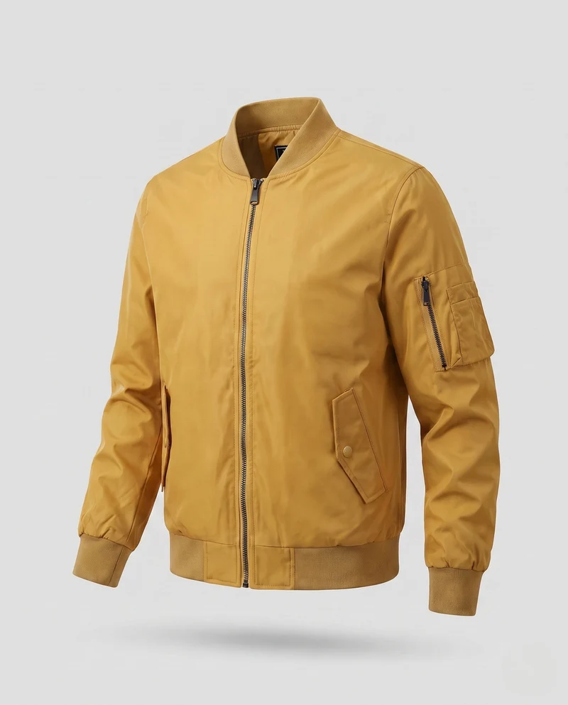 Herren gepolsterte Bomberjacke mit Utility-Armpocket und wärmender thermischer Isolierung Drune