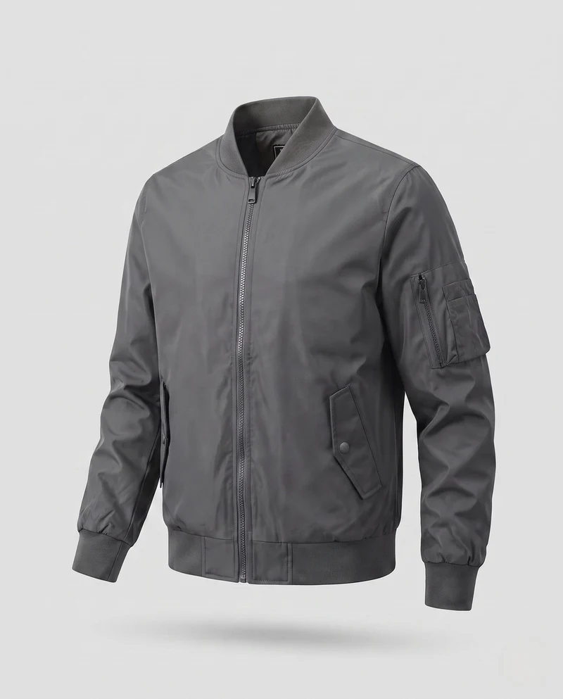 Herren gepolsterte Bomberjacke mit Utility-Armpocket und wärmender thermischer Isolierung Drune