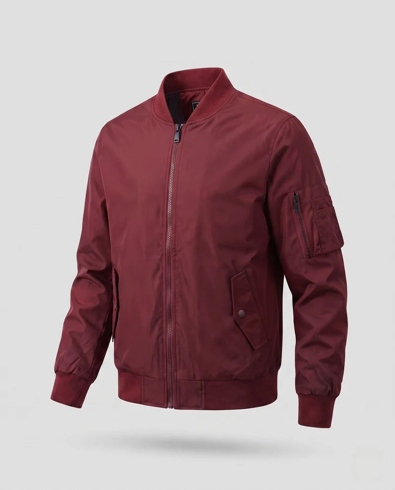 Herren gepolsterte Bomberjacke mit Utility-Armpocket und wärmender thermischer Isolierung Drune