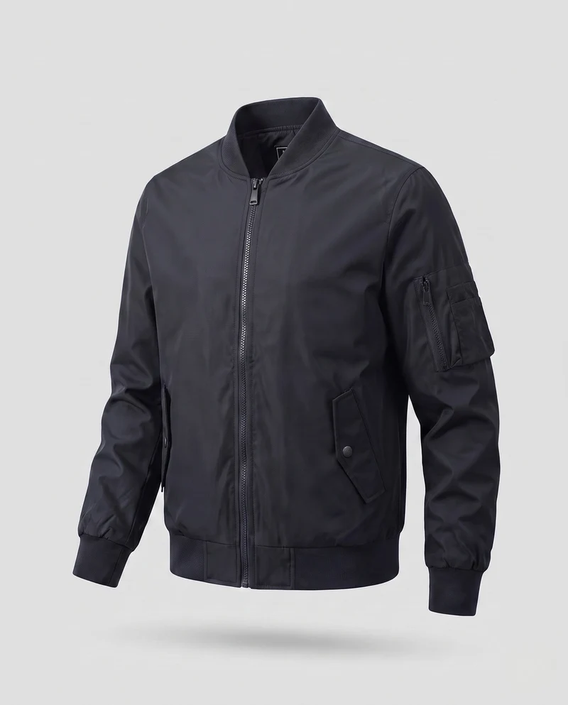 Herren gepolsterte Bomberjacke mit Utility-Armpocket und wärmender thermischer Isolierung Drune