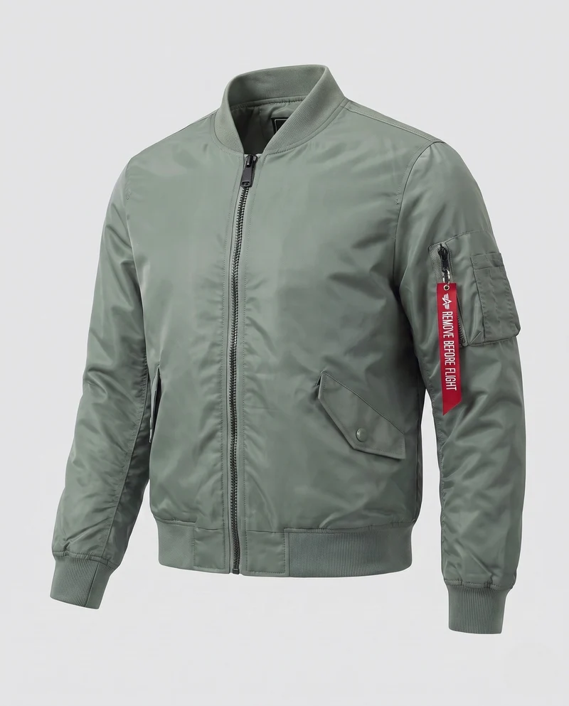 Herren gepolsterte Flieger Bomber mit gesteppter Thermo-Auskleidung Drune