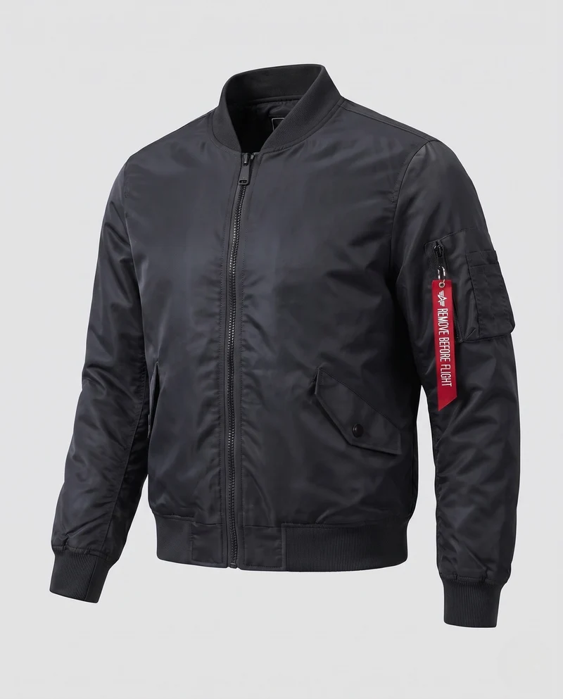 Herren gepolsterte Flieger Bomber mit gesteppter Thermo-Auskleidung Drune