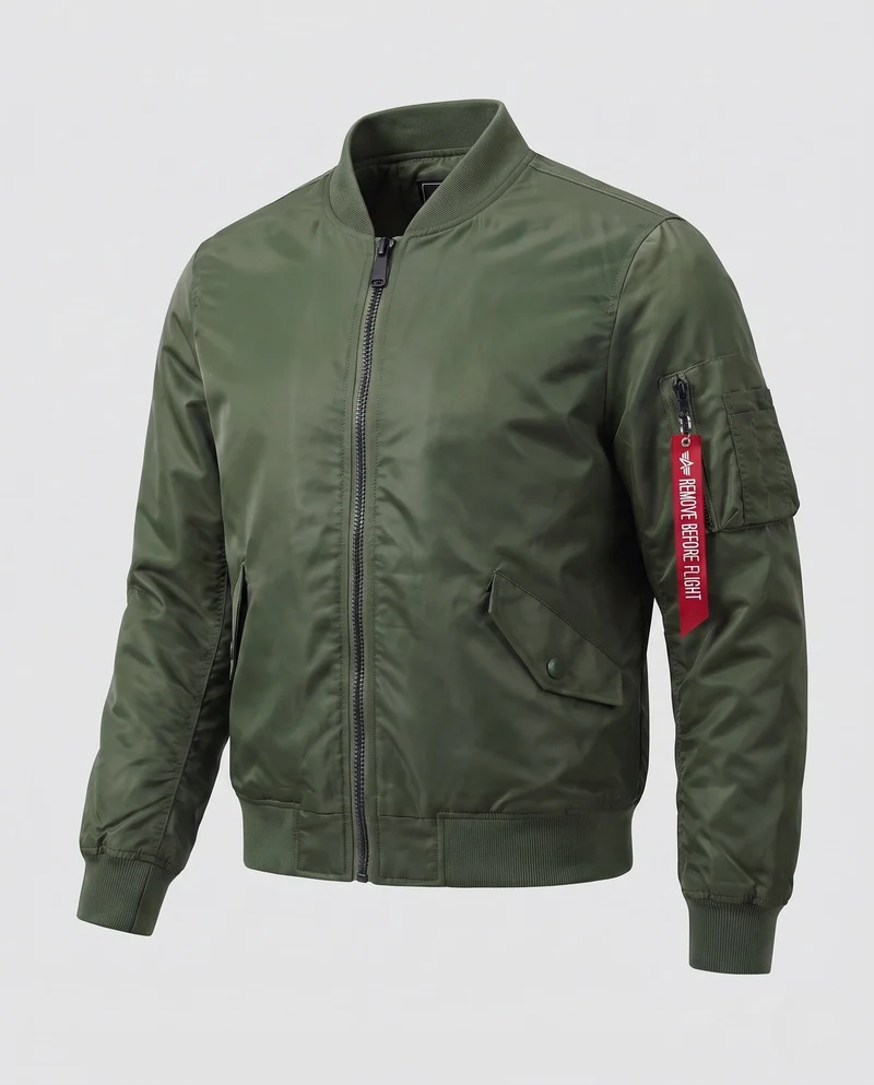 Herren gepolsterte Flieger Bomber mit gesteppter Thermo-Auskleidung Drune