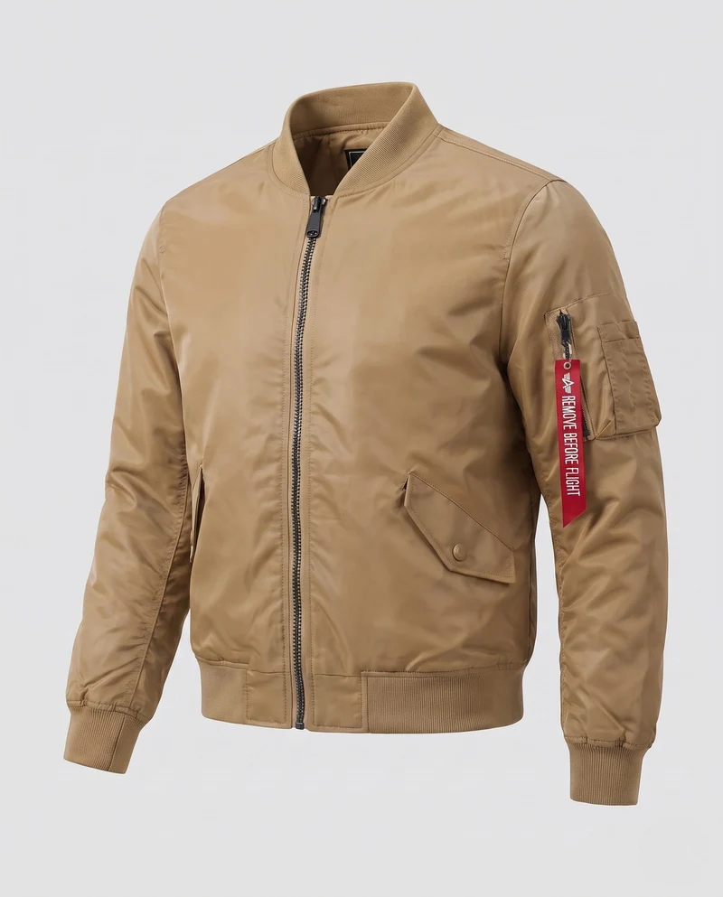 Herren gepolsterte Flieger Bomber mit gesteppter Thermo-Auskleidung Drune