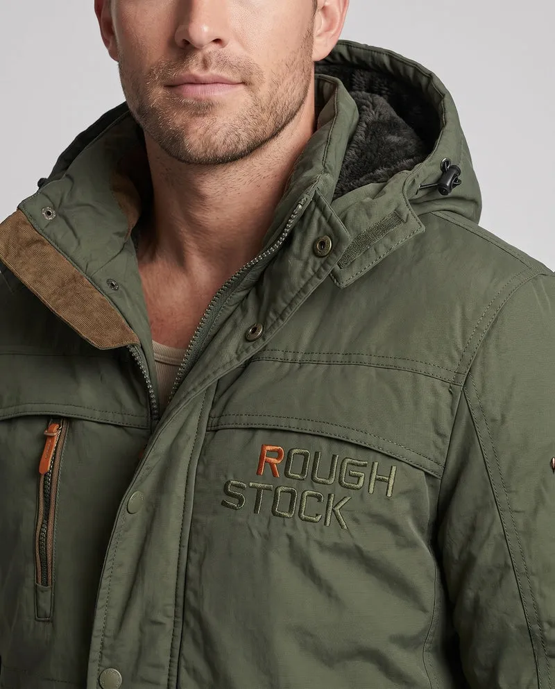 Herren kurz gepolsterte Field Blouson mit gesteppter thermischer Fütterung und Klapptaschen Drune