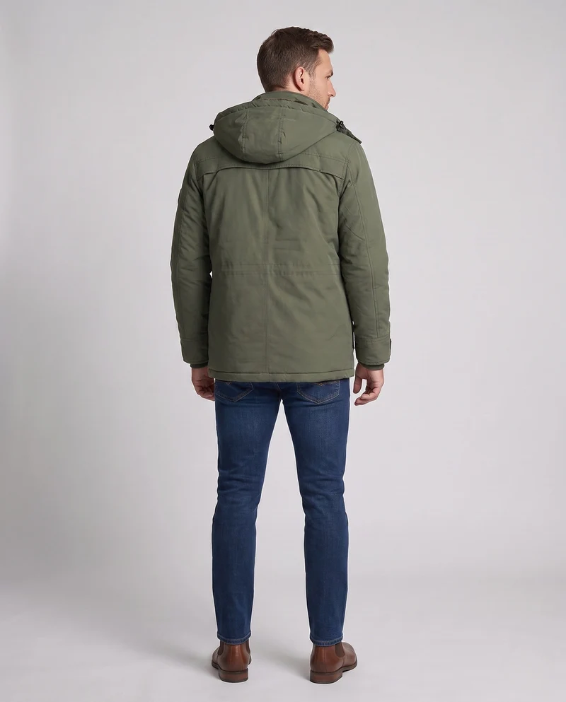 Herren kurz gepolsterte Field Blouson mit gesteppter thermischer Fütterung und Klapptaschen Drune