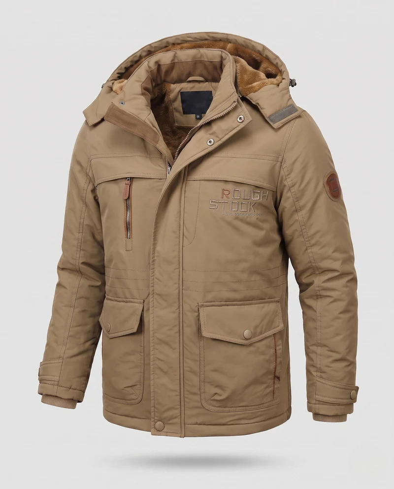 Herren kurz gepolsterte Field Blouson mit gesteppter thermischer Fütterung und Klapptaschen Drune