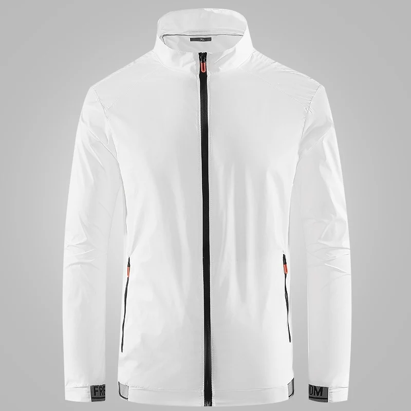 Herren Leichte Performance‑Windjacke mit hochschließendem Stehkragen Drune