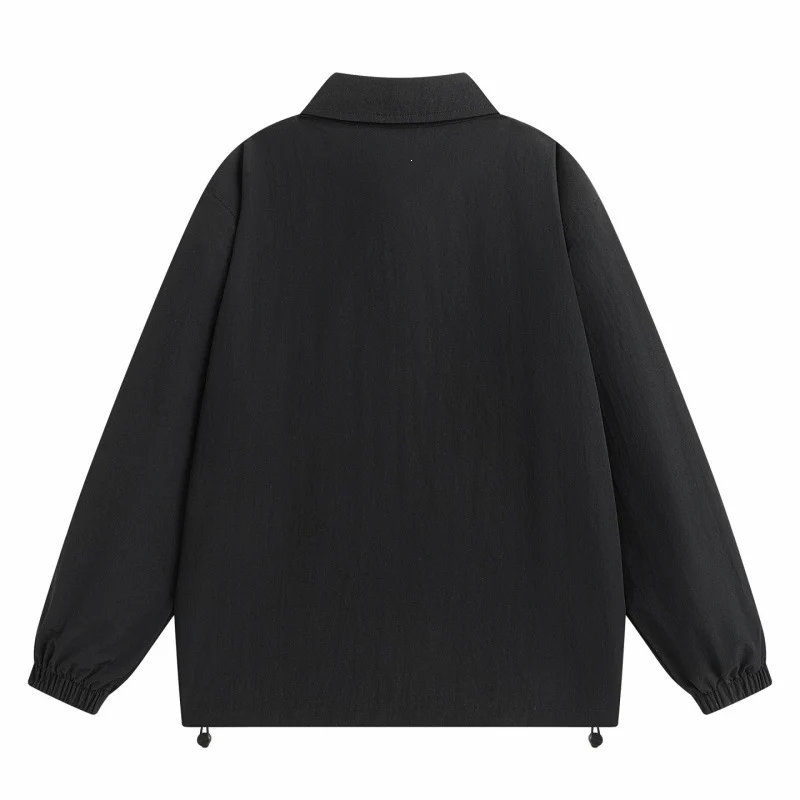 Herren Leichte Outdoor-Harringtonjacke mit Kontrastreißverschluss, Kordelzug & elastischen Bündchen Drune