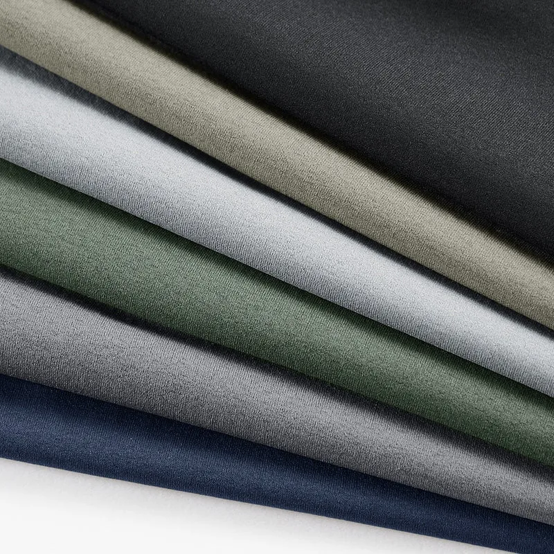 Herren Langarm-Halbreißverschluss-Performance-Pullover mit Stehkragen und technischem Stretch Drune