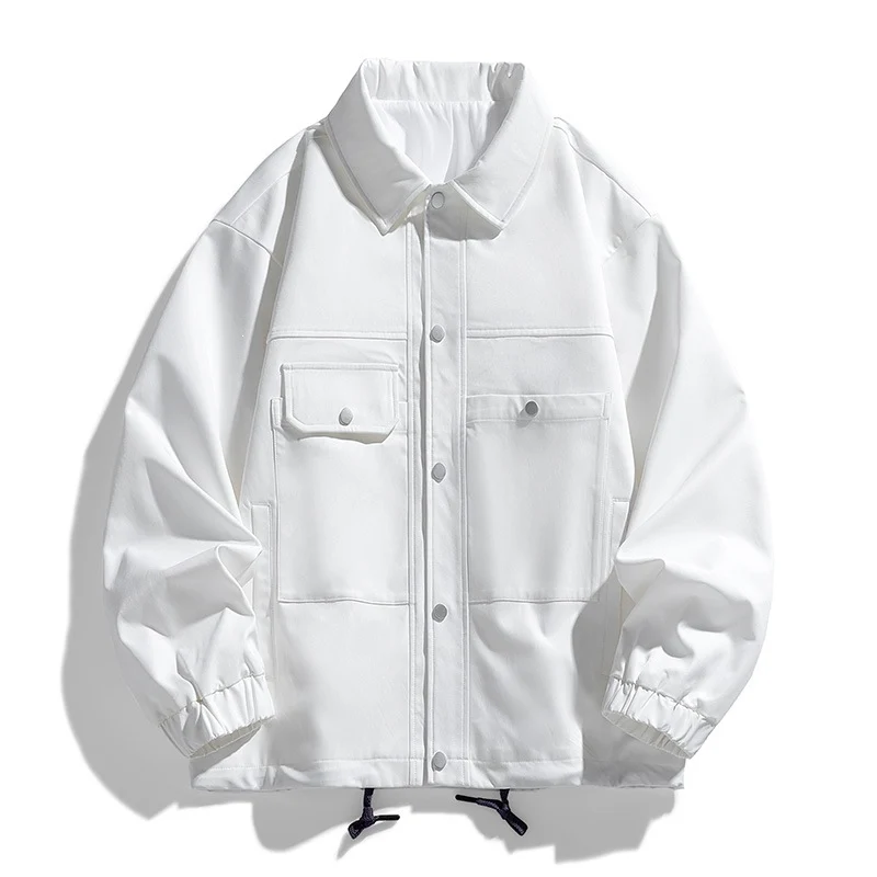 Herren Kunstvelours‑Bomberjacke im Oversize‑Boxy‑Cut mit Zwei‑Wege‑Reißverschluss & elastischem Saum Drune