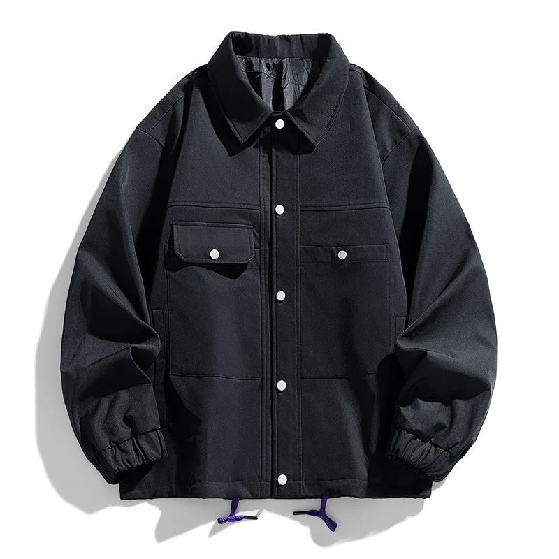 Herren Kunstvelours‑Bomberjacke im Oversize‑Boxy‑Cut mit Zwei‑Wege‑Reißverschluss & elastischem Saum Drune