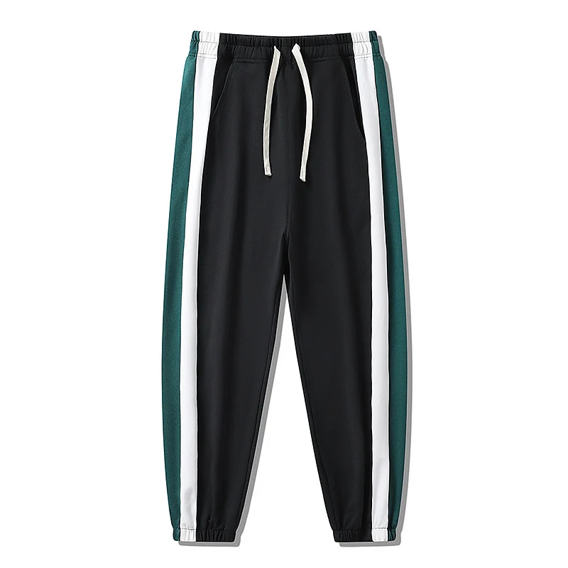 Herren Konische Trackhose mit Kordelzug, seitlichen Colorblock‑Streifen & elastischen Bündchen Drune