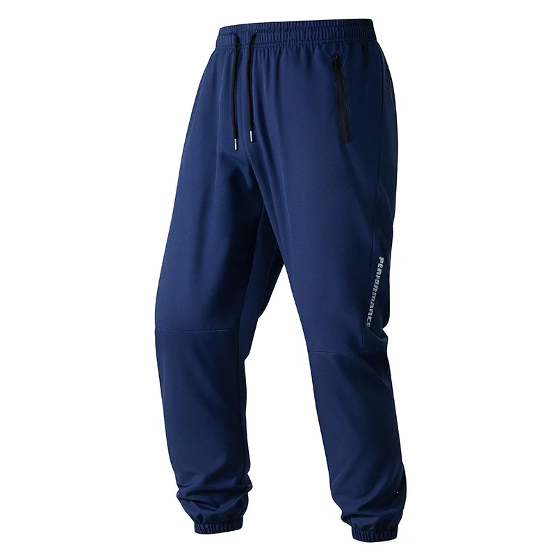 Herren Konische Performance-Jogginghose mit Reißverschlusstaschen & elastischem Bund Drune
