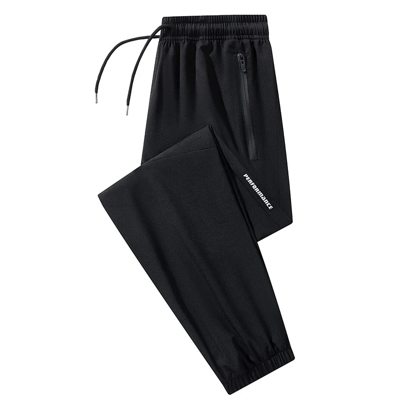 Herren Konische Performance-Jogginghose mit Reißverschlusstaschen & elastischem Bund Drune