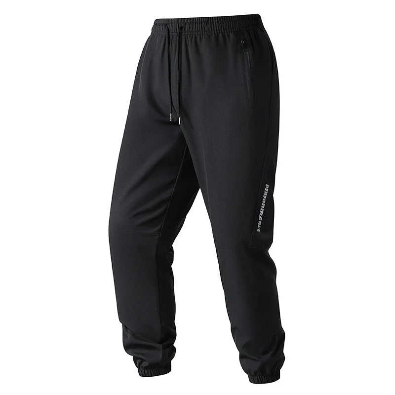 Herren Konische Performance-Jogginghose mit Reißverschlusstaschen & elastischem Bund Drune