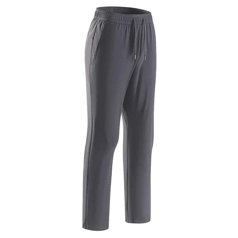 Herren Komfort-Freizeithose mit elastischem Bund, Kordelzug & geradem Bein Drune